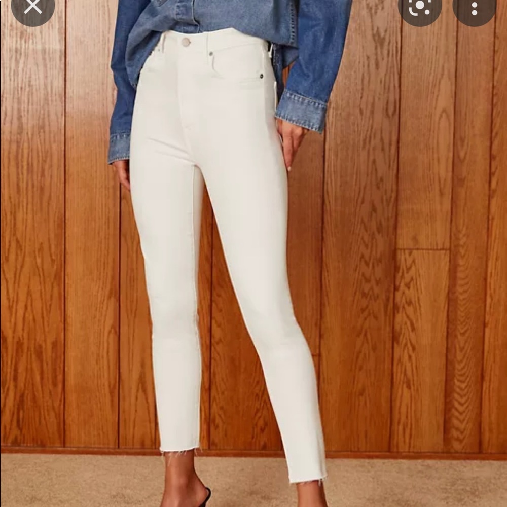 Aritzia Denim Forum Lola High Rise Crop